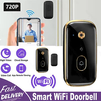 Wireless Video Doorbell Camera Wireless With Chime Voice Change Motion Detection • $22.90