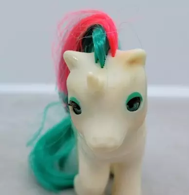 My Little Pony Baby Gusty G1 1986 Vintage Beddy Bye Eye Unicorn Leaves • $24