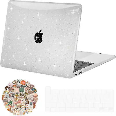 Hard Shell Case Cover Clear Glitter For Macbook Air 13  A2337 M1/A2179/A1932 (20 • $21.99