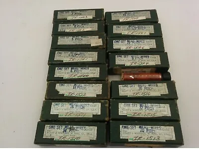 Pratt & Whitney Van Keuren Thread Measuring Wires 4-36 Set Of 16 • $199.95