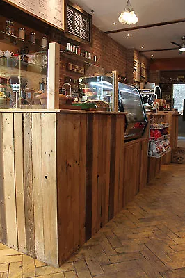 Bespoke Counter Bar Reclaimed Rustic Industrial Office Cafe Restaurant Fitted  • £99