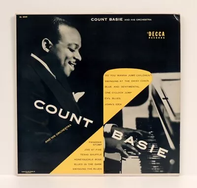 Count Basie Orchestra 1954 Self-Titled LP Original 1954 Decca 8049 EX Mislabeled • $17.99