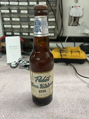 1940’s Pabst Blue Ribbon Beer Bottle 12 Ounce • $18