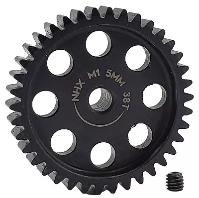 NHX RC MOD1 5mm Bore Hardened Steel 38T Pinion Gear Speed Run Drag Racing • $15.95