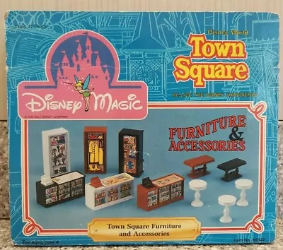 Disney World Magic Town Square Furniture And Accessories Set #60322 Disney Magic • $10.19