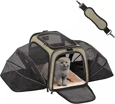 Petsfit Rabbit Carrier Bunny CarriersAirline Approved Soft-Sided Portable Small • $71.99