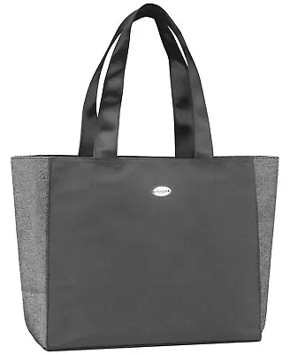 Coach Tote Bag Grey W/ Shimmering Side Panels Shopping Travel Purse Handbag NWT • $58.93