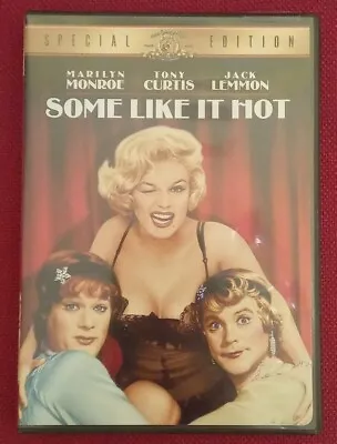 Some Like It Hot DVD Marilyn Monroe Tony Curtis Jack Lemmon • $8.99