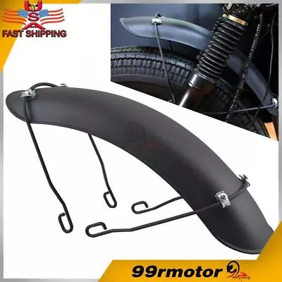 Retro Black Metal Front Wheel Mudguard Fender Dirt Bike For Cafe Racer Off-road • $39.99