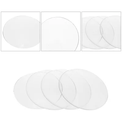 10 Pcs Beaker Lid Watch Glass Laboratory Equipment Round Glass Glassware • £9.65