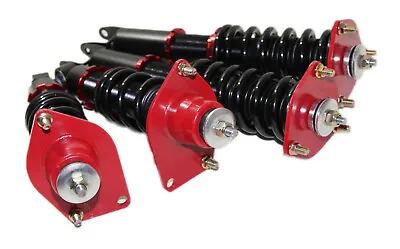 EMUSA Coilover Suspension Kit RED For 04-11 Mazda RX8 RX-8 • $299.99