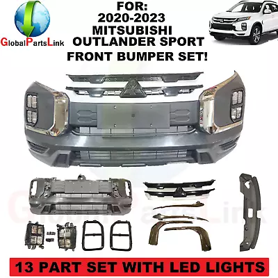 2020 2021 2022 2023 Mitsubishi Outlander SPORT Front Bumper LED FOG LIGHTS GRILL • $692