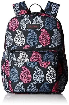 Vera Bradley Lighten Up Grande Laptop Backpack Northern Lights Pink Gray Black • $94.99