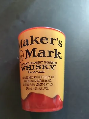 Rare Maker’s Mark Bourbon Whisky 12oz Plastic Cup New Old Stock • $8