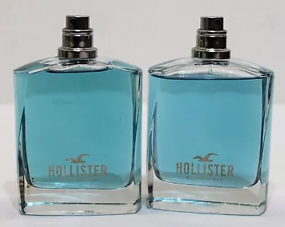 Hollister Wave 100ml Edt For Men X2 • £21.99