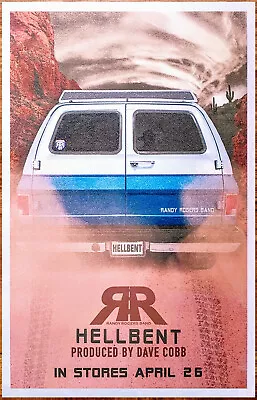 $34.99 • Buy RANDY ROGERS BAND Hellbent Ltd Ed New RARE Litho Tour Poster! Country Rock Folk
