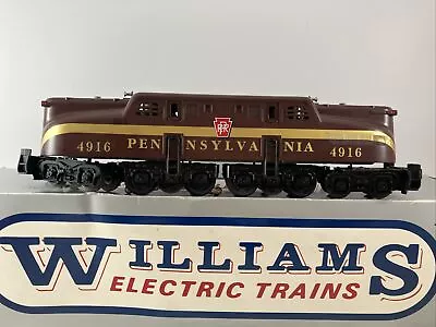 Williams GG-28 Pennsylvania Red Single Stripe Powered Locomotive O Gauge • $30