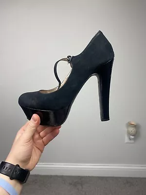 5 Inch Black Heels Womens Size 7.5 • $13.50