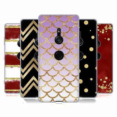 $15.35 • Buy Official Haroulita Gold Accent Soft Gel Case For Sony Phones 1