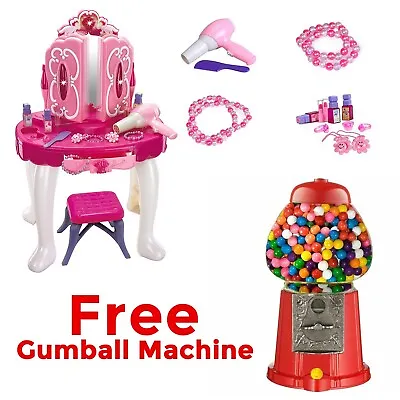 £131.85 • Buy Gumball Machine – Bubble Gum Sweet Dispenser With Kids Girls Dressing Table Gift