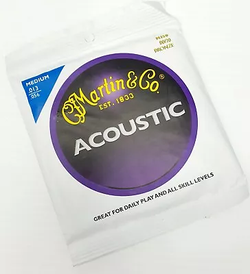 Martin M150 8020 Bronze Round Wound Medium Acoustic Guitar Strings • $34.88