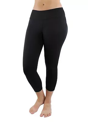 Marika Sport Capri Legging Wicking Form Control Activewear Concealed Pocket • $13.99