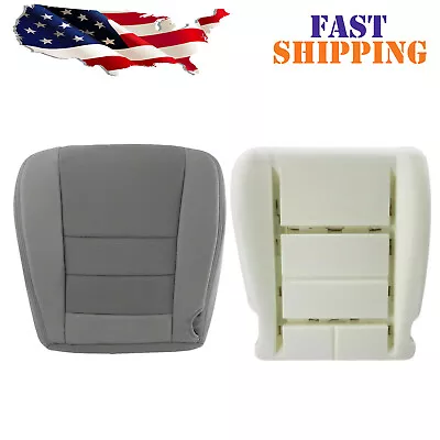 For 2003-2007 Ford F250 F350 Driver Bottom Cloth Seat Cover & Foam Cushion Gray • $91.99