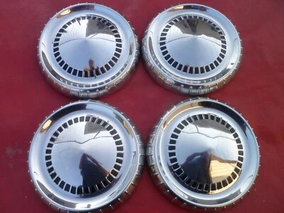 $100 • Buy Vintage 1960 Mercury Comet Bottle Cap Dog Dish Poverty Hubcaps Wheel Covers