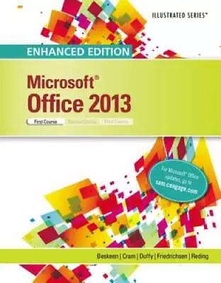 Enhanced Microsoft Office 2013: Illustrated Introductory First Course S - GOOD • $19.48