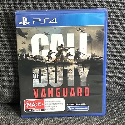 CALL OF DUTY Vanguard PS4 PAL Brand New & Sealed • $45