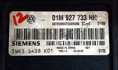 VW Golf MK4 V5 AGZ GTI 01M 927 733 HH TRANSMISSION COMPUTER BOX Oem Jdm Used • $50