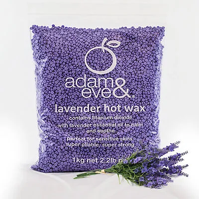 Adam & Eve JAX WAX ALPINE BLUEBELL Lavender Hot Wax Beads 1kg - FREE POSTAGE • $34.49