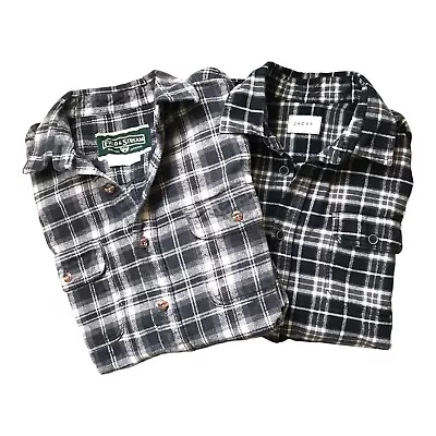 Lot Of 2 Men’s Plaid Flannel Outdoor Shirt Jackets JACHS Field & Stream LT • $18