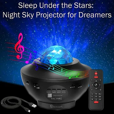 $23.15 • Buy Galaxy Starry Night Light Projector Ocean Star Sky Party Baby Kids Room LED Lamp