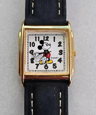 Vintage DISNEY Lorus Mickey Mouse Watch New Battery & Strap! • $30