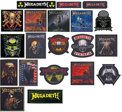 £3.50 • Buy Official MEGADETH LOGO SEW ON / IRON ON PATCH VIC RATTLEHEAD KILLING New Designs