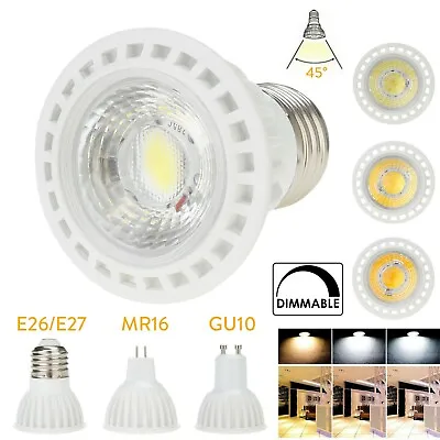 Dimmable 15W LED Bulbs Spotlights 110V 220V DC12V COB-R GU10 MR16 E27 E26 Lamp • $52.04