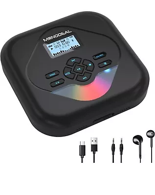 MONODEAL-CD Player PortableBluetooth CD Player With SpeakersRechargeable... • $54.95