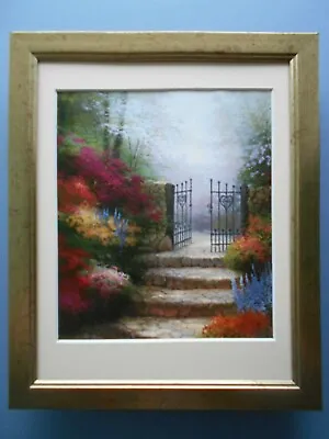 £19.95 • Buy Thomas Kinkade Print 'Garden Of Promise'  FRAMED