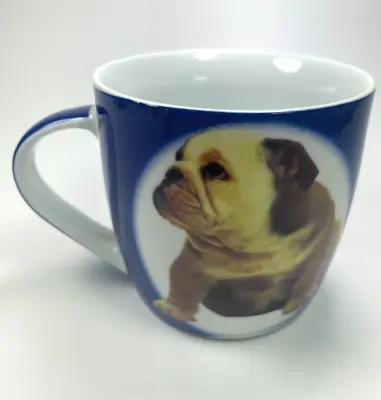 Bulldog Mug By  Mulberry Home Collection Coffee Mug 12 Oz Dog Lovers Cup B31 • $12.99