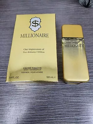 Millionaire Impression For Men EDT Spray 3.4 FL. OZ. • $26.97