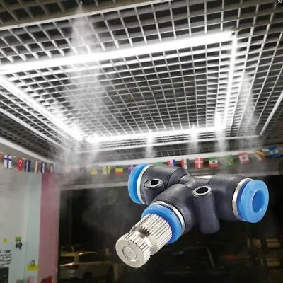 50 Pcs/lot Mist Sprayer Nozzle Fog Stainless Steel Garden Air Tight Connector • $54.39