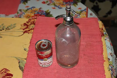 Vintage Seltzer Bottle-The Service Bottle Works Passaic New Jersey-Made In Czech • $44.99