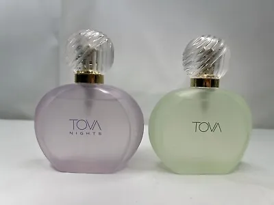 Set Of Tova Night  Tova Beverly Hills Eau De Parfum Spray Vtg  1.7oz /50ml Each • $65