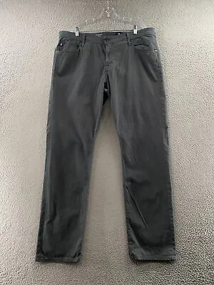 Adriano Goldschmied Pants Men 40 Gray The Graduate Tailored Sueded Actual 41x34 • $27.45