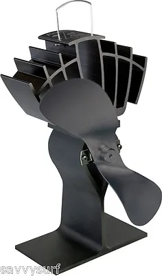 Ecofan Heat Powered Stove Fan Energy Efficient Reduce Fuel Stove Fan Heater • £110.99