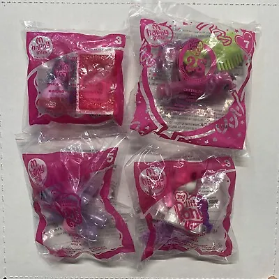 McDonalds Happy Meal Toy Hasbro My Little Pony Lot Of 4 SEALED 2007 2008 2009 • $13.59