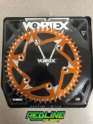 Vortex KTM 250 350 450 SX SXF XCF  ORANGE Aluminum Rear Sprocket 48 Teeth • $69