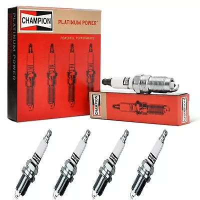 4 Pcs Spark Plugs Champion Platinum Set For MAZDA TRIBUTE 2008 L4-2.3L • $38.60