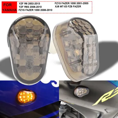 Amber Motorcycle Flush Mount LED Turn Signals Blinker Light Indicator For Yamaha • $9.49